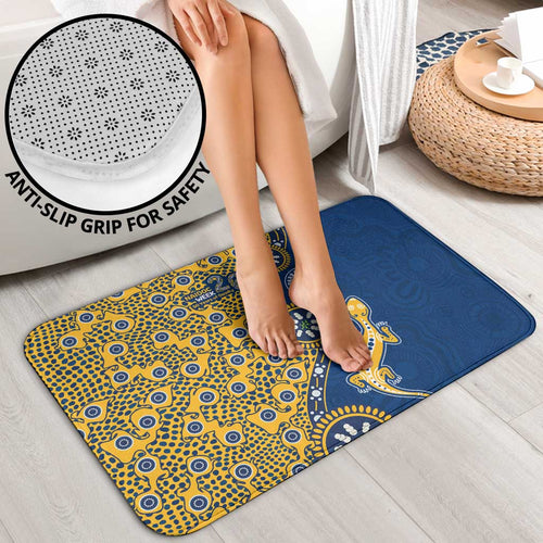 Parramatta Eels NAIDOC Week 2026 Bathroom Set Aboriginal Lizard Dot Painting - 50 Years of Deadly