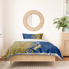 Parramatta Eels NAIDOC Week 2026 Bedding Set Aboriginal Lizard Dot Painting - 50 Years of Deadly
