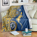 Parramatta Eels NAIDOC Week 2026 Blanket Aboriginal Lizard Dot Painting - 50 Years of Deadly