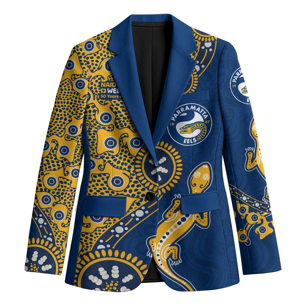Parramatta Eels NAIDOC Week 2026 Blazer Aboriginal Lizard Dot Painting - 50 Years of Deadly