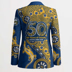 Parramatta Eels NAIDOC Week 2026 Blazer Aboriginal Lizard Dot Painting - 50 Years of Deadly