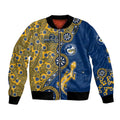Parramatta Eels NAIDOC Week 2026 Bomber Jacket Aboriginal Lizard Dot Painting - 50 Years of Deadly