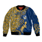 Parramatta Eels NAIDOC Week 2026 Bomber Jacket Aboriginal Lizard Dot Painting - 50 Years of Deadly