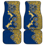 Parramatta Eels NAIDOC Week 2026 Car Mats Aboriginal Lizard Dot Painting - 50 Years of Deadly