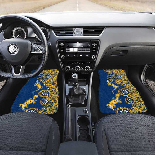 Parramatta Eels NAIDOC Week 2026 Car Mats Aboriginal Lizard Dot Painting - 50 Years of Deadly