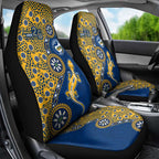 Parramatta Eels NAIDOC Week 2026 Car Seat Cover Aboriginal Lizard Dot Painting - 50 Years of Deadly