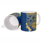Parramatta Eels NAIDOC Week 2026 Ceramic Mug Aboriginal Lizard Dot Painting - 50 Years of Deadly