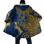 Parramatta Eels NAIDOC Week 2026 Cloak Aboriginal Lizard Dot Painting - 50 Years of Deadly