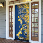 Parramatta Eels NAIDOC Week 2026 Door Cover Aboriginal Lizard Dot Painting - 50 Years of Deadly