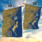 Parramatta Eels NAIDOC Week 2026 Garden Flag Aboriginal Lizard Dot Painting - 50 Years of Deadly