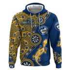 Parramatta Eels NAIDOC Week 2026 Hoodie Aboriginal Lizard Dot Painting - 50 Years of Deadly