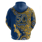 Parramatta Eels NAIDOC Week 2026 Hoodie Aboriginal Lizard Dot Painting - 50 Years of Deadly