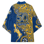 Parramatta Eels NAIDOC Week 2026 Kimono Aboriginal Lizard Dot Painting - 50 Years of Deadly