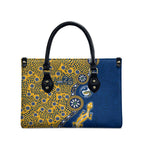Parramatta Eels NAIDOC Week 2026 Leather Bag Aboriginal Lizard Dot Painting - 50 Years of Deadly