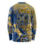 Parramatta Eels NAIDOC Week 2026 Long Sleeve Shirt Aboriginal Lizard Dot Painting - 50 Years of Deadly