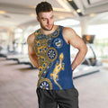 Parramatta Eels NAIDOC Week 2026 Men Tank Top Aboriginal Lizard Dot Painting - 50 Years of Deadly