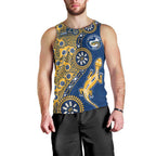 Parramatta Eels NAIDOC Week 2026 Men Tank Top Aboriginal Lizard Dot Painting - 50 Years of Deadly