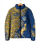 Parramatta Eels NAIDOC Week 2026 Padded Jacket Aboriginal Lizard Dot Painting - 50 Years of Deadly