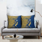 Parramatta Eels NAIDOC Week 2026 Pillow Cover Aboriginal Lizard Dot Painting - 50 Years of Deadly