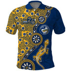 Parramatta Eels NAIDOC Week 2026 Polo Shirt Aboriginal Lizard Dot Painting - 50 Years of Deadly