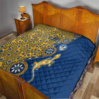 Parramatta Eels NAIDOC Week 2026 Quilt Aboriginal Lizard Dot Painting - 50 Years of Deadly