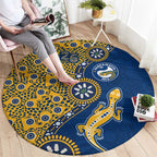 Parramatta Eels NAIDOC Week 2026 Round Carpet Aboriginal Lizard Dot Painting - 50 Years of Deadly