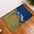 Parramatta Eels NAIDOC Week 2026 Rubber Doormat Aboriginal Lizard Dot Painting - 50 Years of Deadly