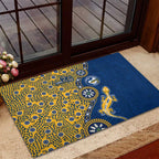 Parramatta Eels NAIDOC Week 2026 Rubber Doormat Aboriginal Lizard Dot Painting - 50 Years of Deadly