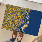 Parramatta Eels NAIDOC Week 2026 Rubber Doormat Aboriginal Lizard Dot Painting - 50 Years of Deadly