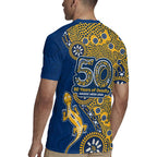 Parramatta Eels NAIDOC Week 2026 Rugby Jersey Aboriginal Lizard Dot Painting - 50 Years of Deadly