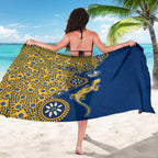 Parramatta Eels NAIDOC Week 2026 Sarong Aboriginal Lizard Dot Painting - 50 Years of Deadly