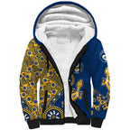 Parramatta Eels NAIDOC Week 2026 Sherpa Hoodie Aboriginal Lizard Dot Painting - 50 Years of Deadly