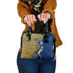 Parramatta Eels NAIDOC Week 2026 Shoulder Handbag Aboriginal Lizard Dot Painting - 50 Years of Deadly