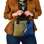 Parramatta Eels NAIDOC Week 2026 Shoulder Handbag Aboriginal Lizard Dot Painting - 50 Years of Deadly