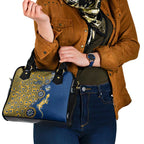 Parramatta Eels NAIDOC Week 2026 Shoulder Handbag Aboriginal Lizard Dot Painting - 50 Years of Deadly