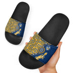 Parramatta Eels NAIDOC Week 2026 Slide Sandals Aboriginal Lizard Dot Painting - 50 Years of Deadly