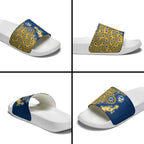 Parramatta Eels NAIDOC Week 2026 Slide Sandals Aboriginal Lizard Dot Painting - 50 Years of Deadly