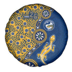 Parramatta Eels NAIDOC Week 2026 Spare Tire Cover Aboriginal Lizard Dot Painting - 50 Years of Deadly