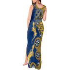 Parramatta Eels NAIDOC Week 2026 Tank Maxi Dress Aboriginal Lizard Dot Painting - 50 Years of Deadly