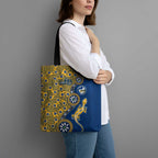 Parramatta Eels NAIDOC Week 2026 Tote Bag Aboriginal Lizard Dot Painting - 50 Years of Deadly