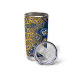 Parramatta Eels NAIDOC Week 2026 Tumbler Cup Aboriginal Lizard Dot Painting - 50 Years of Deadly