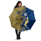 Parramatta Eels NAIDOC Week 2026 Umbrella Aboriginal Lizard Dot Painting - 50 Years of Deadly