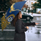 Parramatta Eels NAIDOC Week 2026 Umbrella Aboriginal Lizard Dot Painting - 50 Years of Deadly