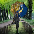 Parramatta Eels NAIDOC Week 2026 Umbrella Aboriginal Lizard Dot Painting - 50 Years of Deadly