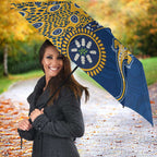 Parramatta Eels NAIDOC Week 2026 Umbrella Aboriginal Lizard Dot Painting - 50 Years of Deadly