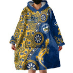 Parramatta Eels NAIDOC Week 2026 Wearable Blanket Hoodie Aboriginal Lizard Dot Painting - 50 Years of Deadly