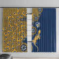 Parramatta Eels NAIDOC Week 2026 Window Curtain Aboriginal Lizard Dot Painting - 50 Years of Deadly