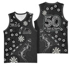 Penrith Panthers NAIDOC Week 2026 Basketball Jersey Aboriginal Lizard Dot Painting - 50 Years of Deadly