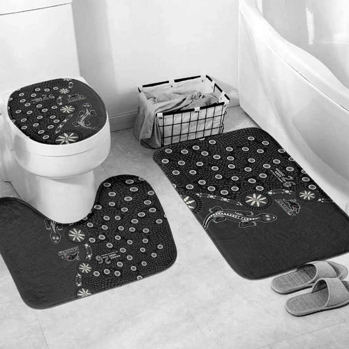 Penrith Panthers NAIDOC Week 2026 Bathroom Set Aboriginal Lizard Dot Painting - 50 Years of Deadly