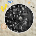 Penrith Panthers NAIDOC Week 2026 Beach Blanket Aboriginal Lizard Dot Painting - 50 Years of Deadly